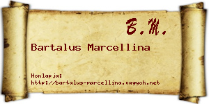 Bartalus Marcellina névjegykártya